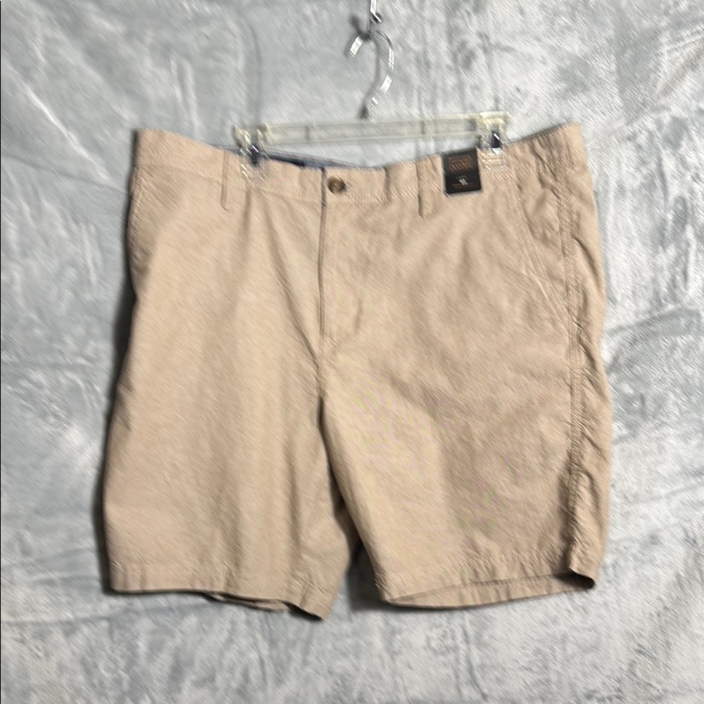NWT 14th & Union men's shorts size 40 slim fit 100% cotton Men's Tan Shorts
